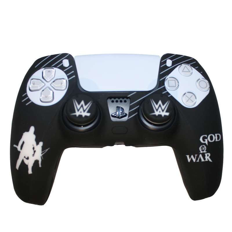محافظ دسته پلی استیشن 5 مدل W W god of war به همراه روکش آنالوگ