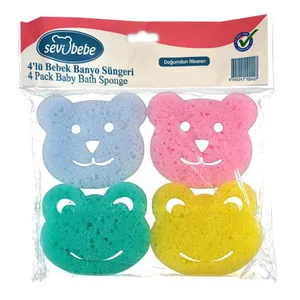 لیف حمام کودک سوی ببه مدل Sev004 بسته 4 عددی