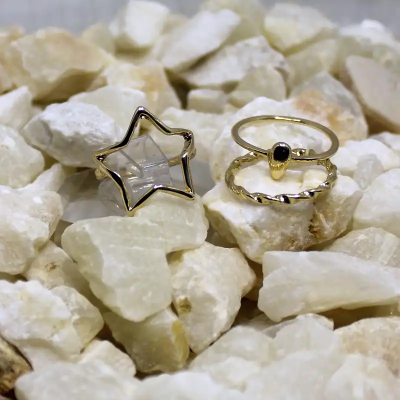 انگشتر زنانه کد RKH_1474 مجموعه 3 عددی