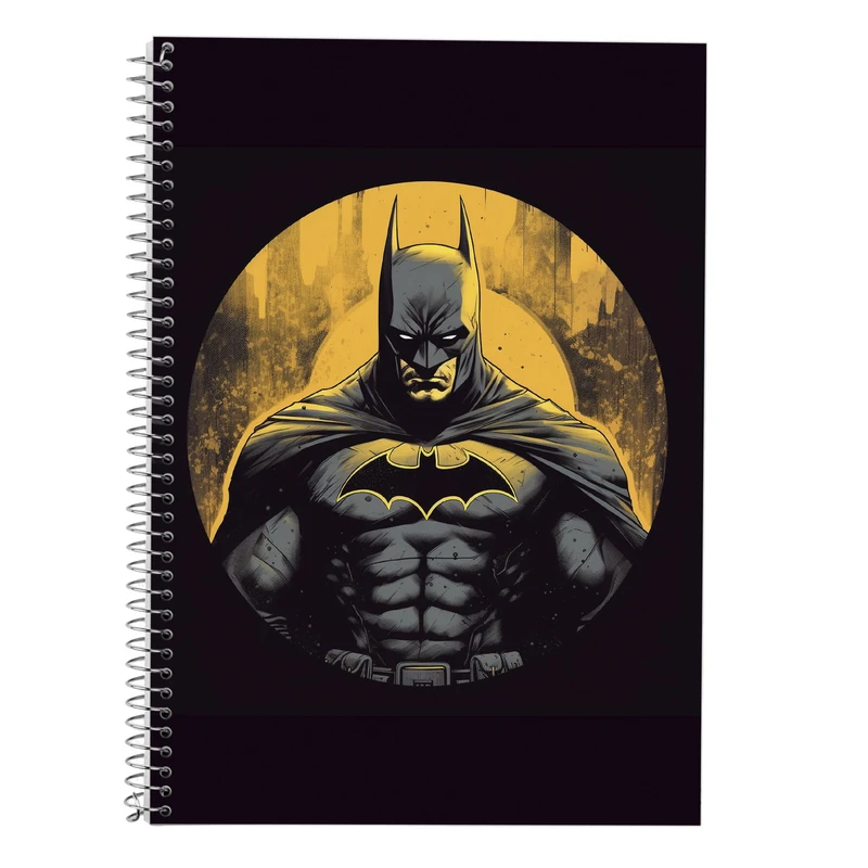 دفتر زبان 50 برگ مدوپد مدل دوخط طرح DC کد DF10186