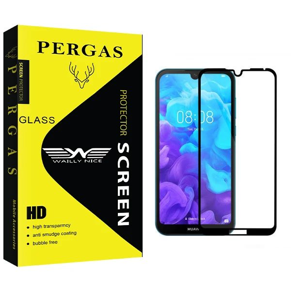 محافظ صفحه نمایش سرامیکی وایلی نایس مدل Pergas Glass مناسب برای گوشی موبایل هوآوی Y5 2019