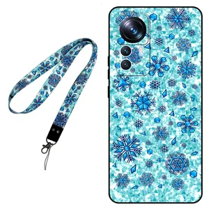 Megafone Snow Flake 0014 Cover For Xiaomi 12T Pro Mobile Neckband 