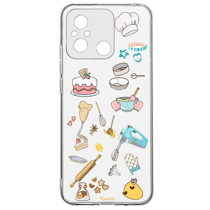 کاور طرح آشپزی مناسب برای گوشی موبایل شیائومی Redmi  12C 