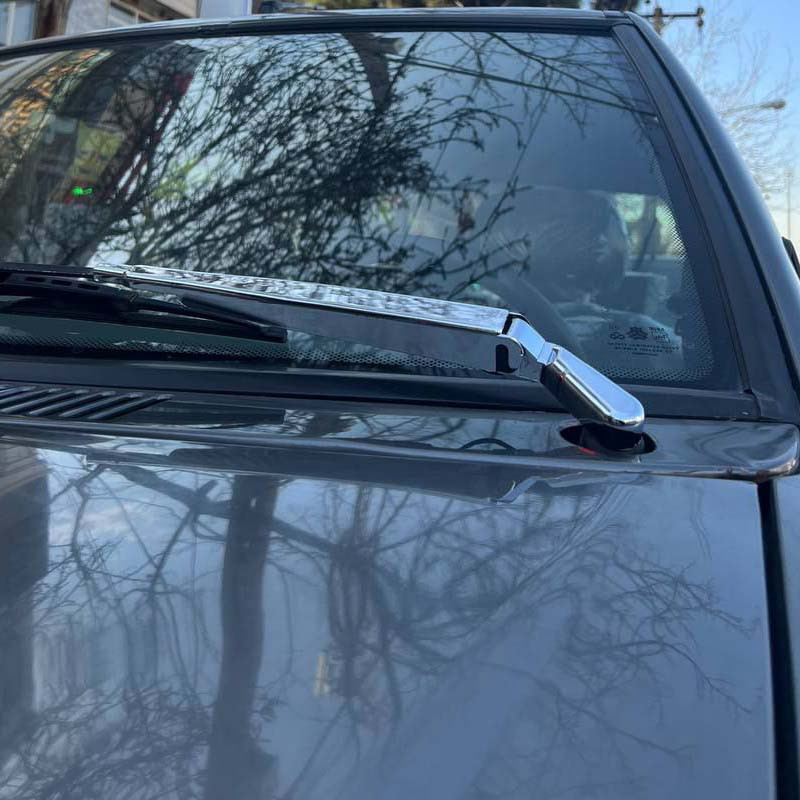 قاب تیغه و پایه برف پاک کن خودرو  مدل کروم  بسته 4عددی