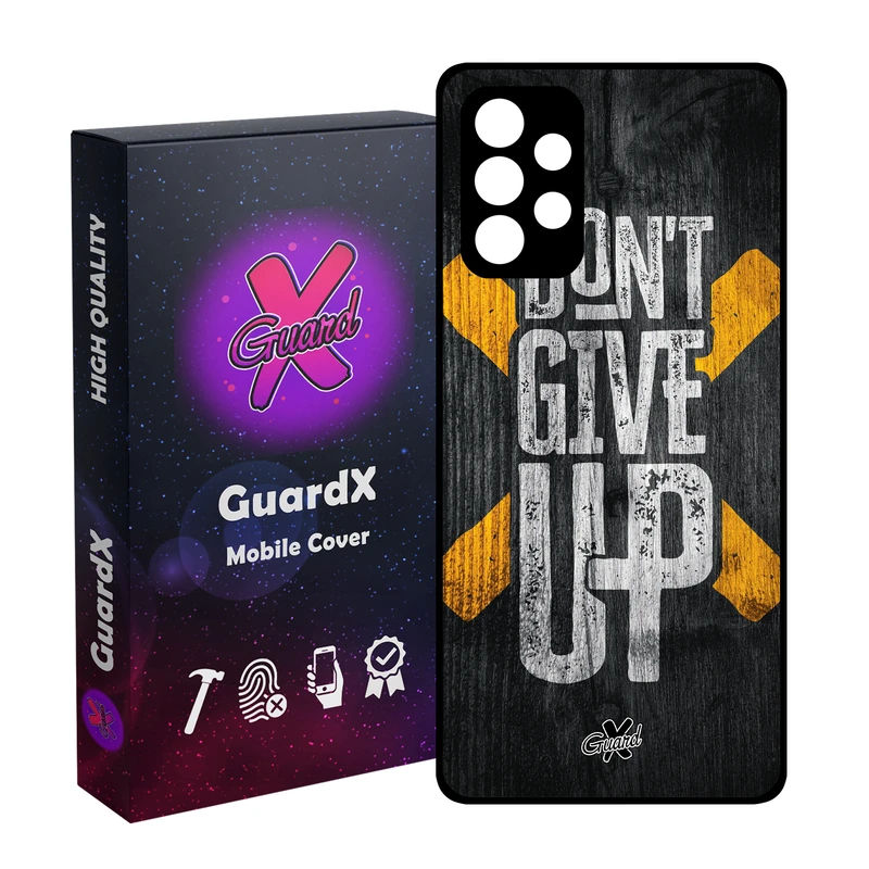 کاور گارد ایکس طرح Text مدل Glass10162 مناسب برای گوشی موبایل سامسونگ Galaxy A52s