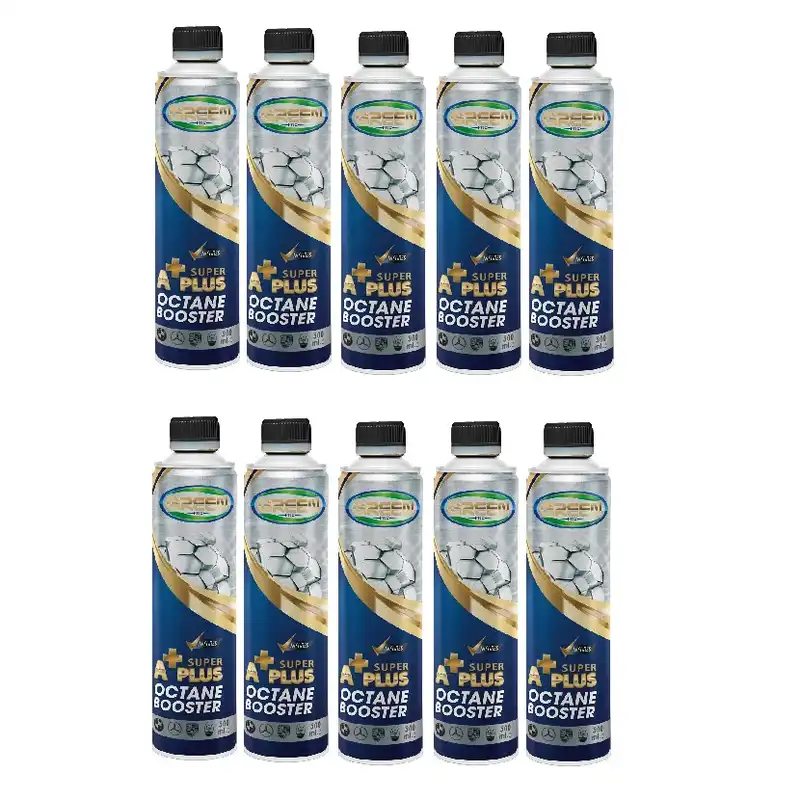 اکتان بوستر سوپر پلاس گرین اف ان سی مدل OSP حجم 380 میلی لیتر بسته 10 عددی