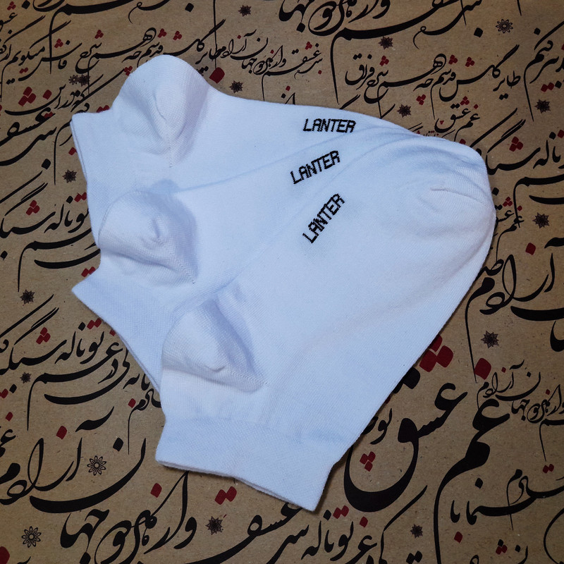 جوراب ساق کوتاه مردانه لنتر مدل ساده کد EH 33 مجموعه 6 عددی