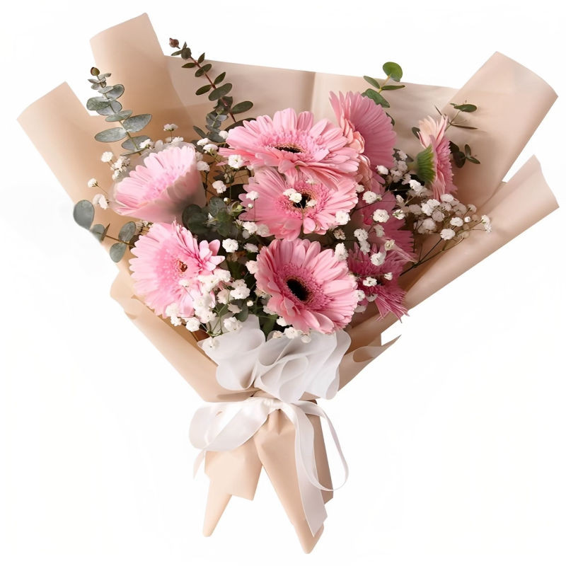 دسته گل ژربرا طبیعی کد 590