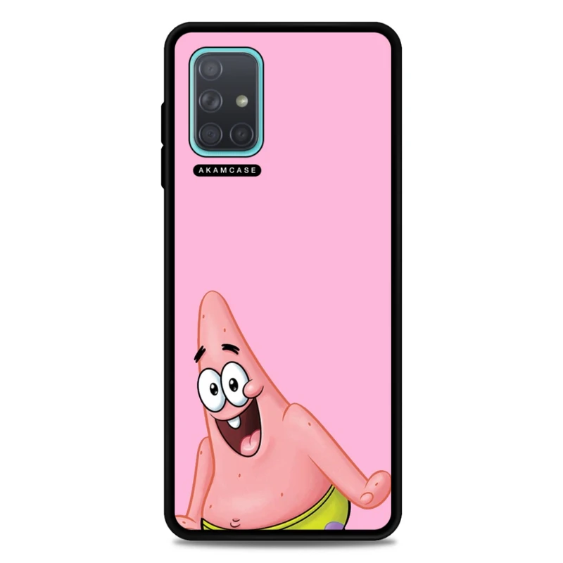 کاور آکام مدل AMC-WSGA71-SPONGE BOB18 مناسب برای گوشی موبایل سامسونگ Galaxy A71
