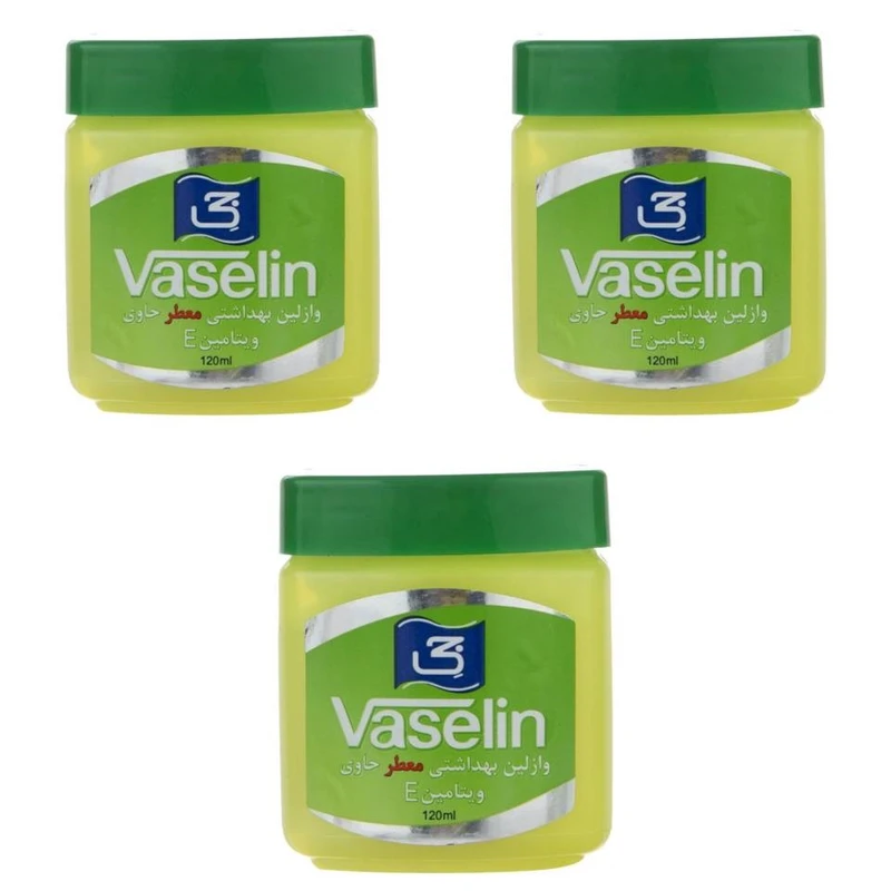 وازلین جی کد 001 مناسب انواع پوست حجم 120 میلی لیتر مجموعه 3 عددی