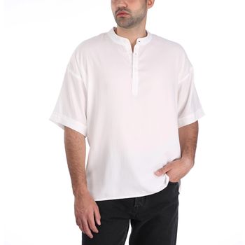 پیراهن آستین کوتاه مردانه ایزی دو مدل دیاکو رنگ سفید