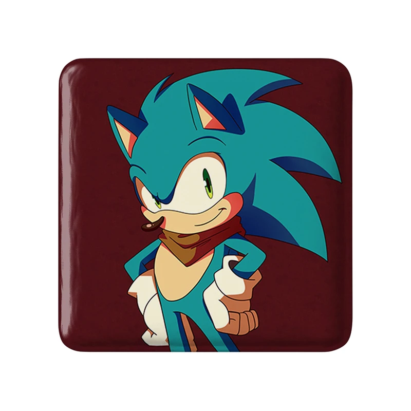 پیکسل خندالو طرح سونیک (Sonic) مدل مربعی کد 37031