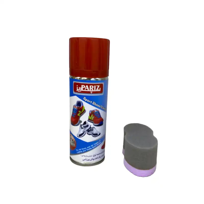 اسپری تمیز کننده کفش پـاریز مدل تمیز کننده چرمی و پارچه ای