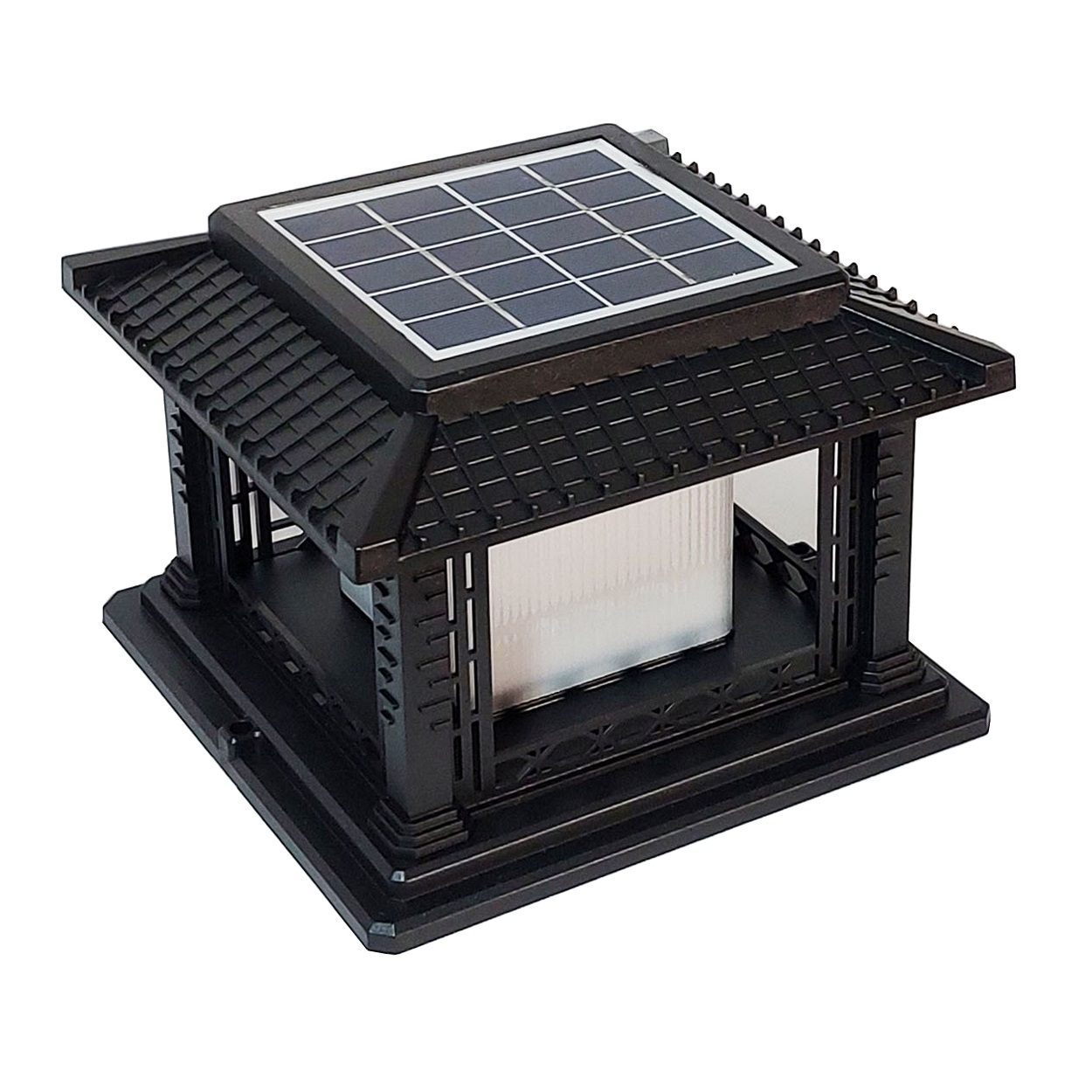 چراغ باغی خورشیدی 15 وات رومکس مدل rm-x17