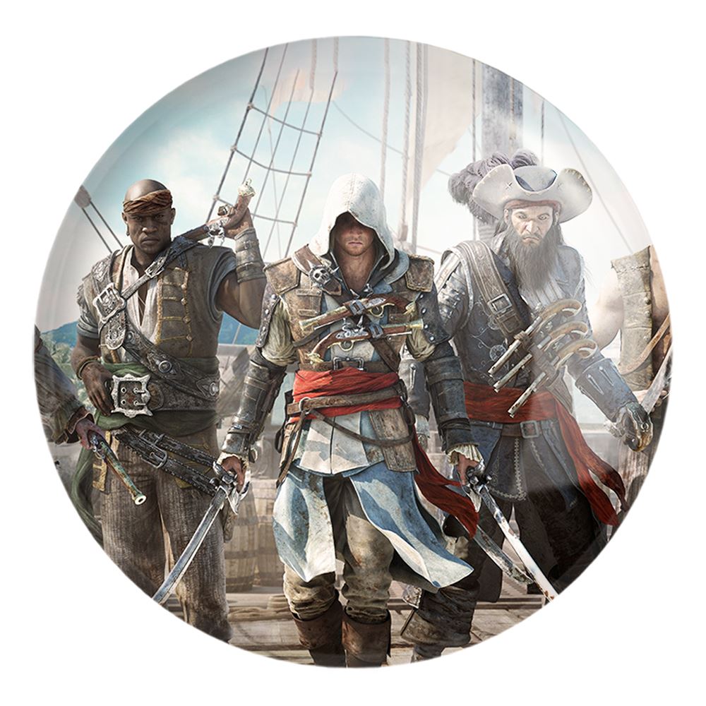 پیکسل خندالو طرح بازی اساسینز کرید Assassin&#39;s Creed کد 27892 مدل بزرگ