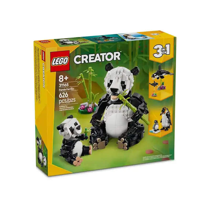 لگو 626 تکه سری کریتور مدل Panda Family کد 31165