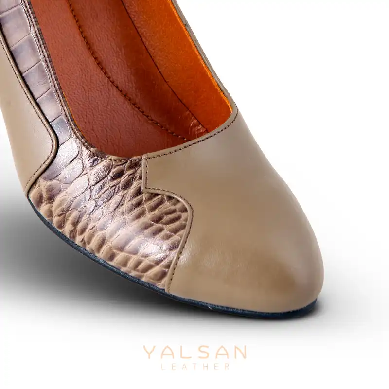 کفش زنانه چرم یلسان مدل آنا کد GC-602-krm