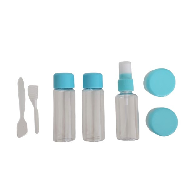 بطری و محفظه کرم مسافرتی کد 0225 بسته 7 عددی