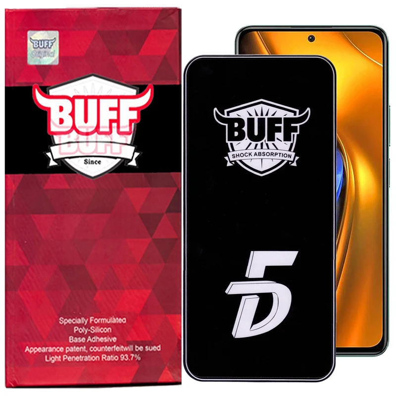 محافظ صفحه نمایش 5D بوف مدل F33 مناسب برای گوشی موبایل شیائومی Poco F4 5G / Redmi K40s / K50 / K50 Pro