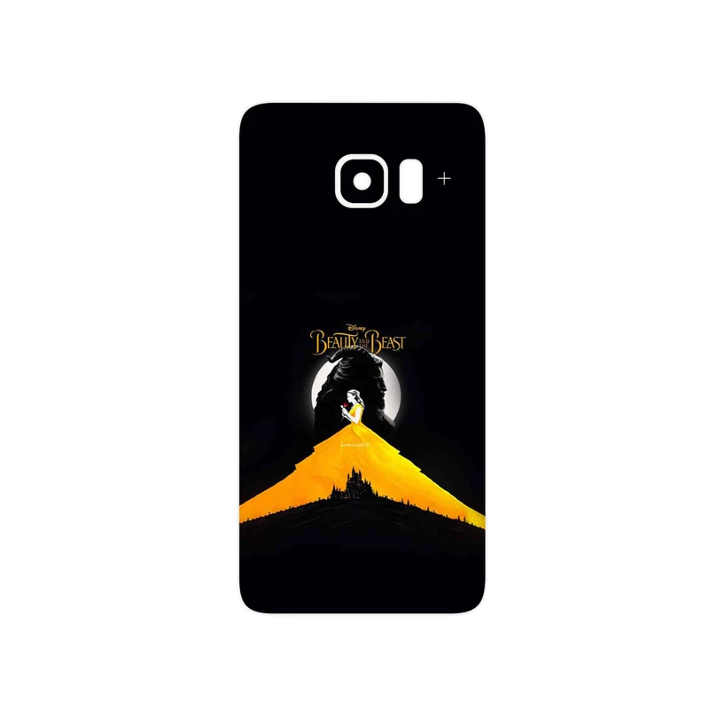 برچسب پوششی ماهوت مدل Beauty and the Beast مناسب برای گوشی موبایل سامسونگ Galaxy S6 Edge Plus