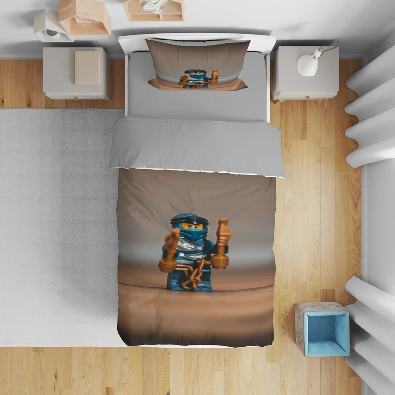 سرویس روتختی تک نفره 5 تکه نوپه هوم مدل  T6180 طرح ماینکرافت