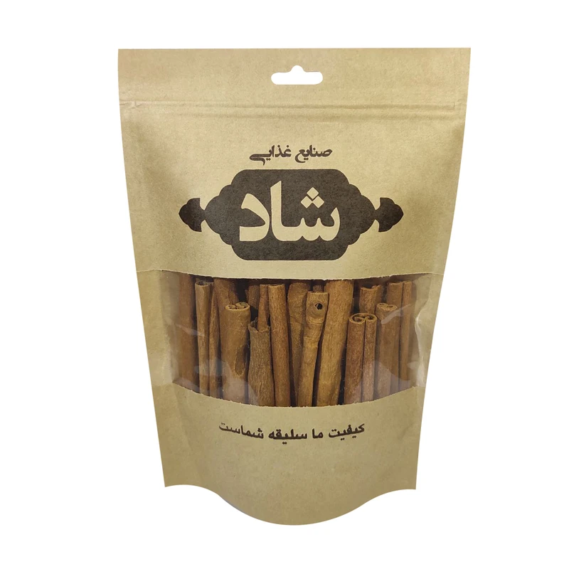 چوب دارچین لوله ای صنایع غذایی شاد - 400 گرم