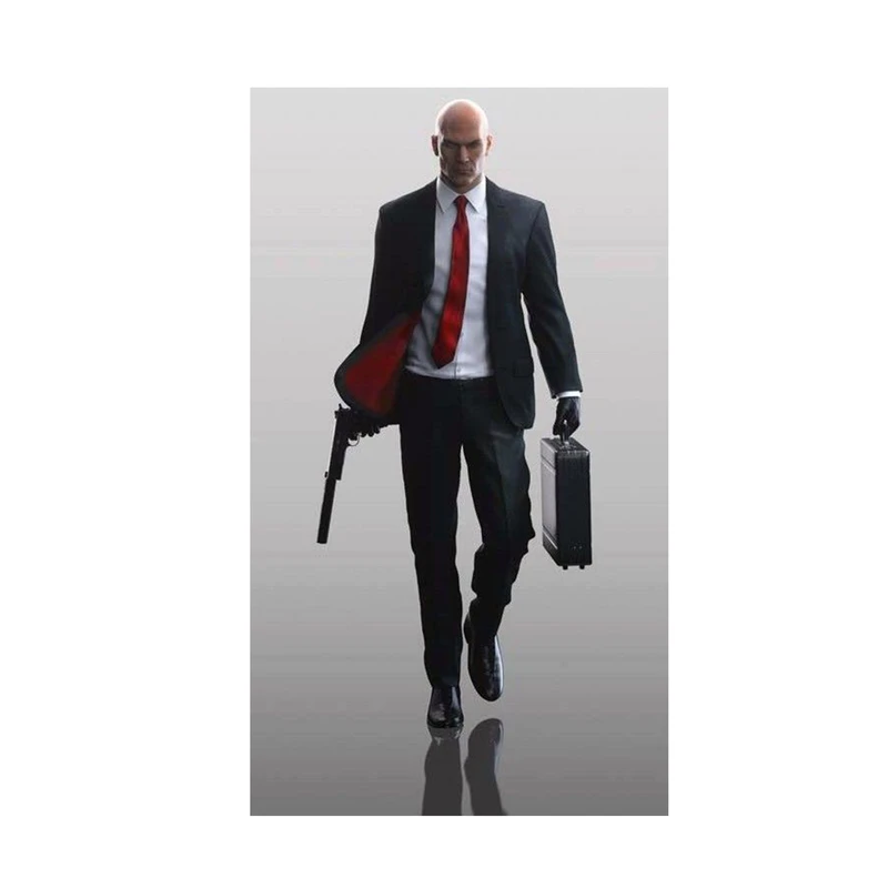 استیکر لپ تاپ و موبایل مدل بازی طزح هیتمن مامور 47 Hitman agent 47 کد 4500