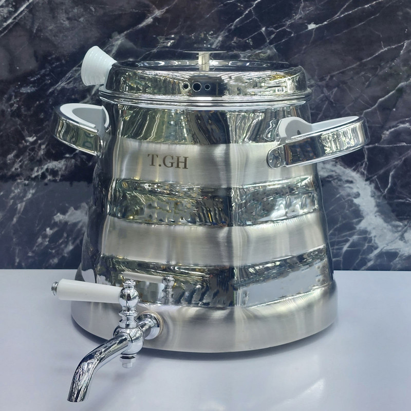 ست کتری و قوری تی جی اچ مدل ساسان کف چدن