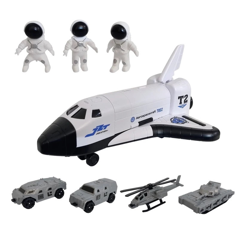 اسباب بازی مدل کیت بازی فضانورد طرح شاتل فضایی مجموعه 8 عددی