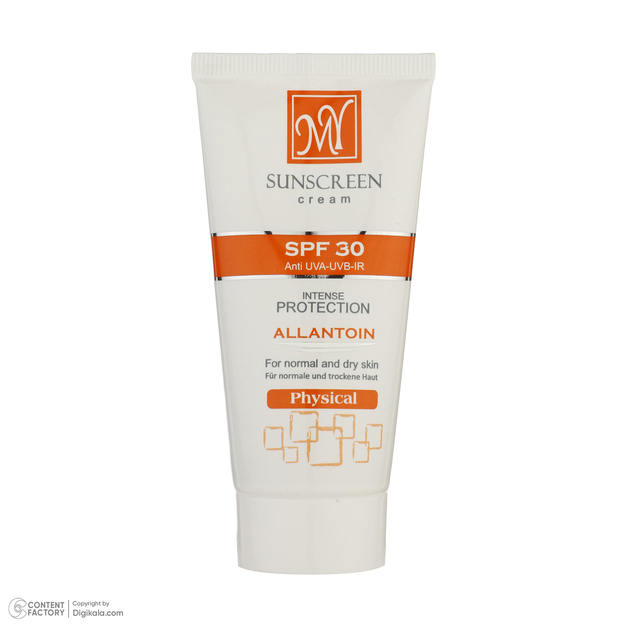 کرم ضد آفتاب رنگی مای مدل SPF30 مناسب پوست های نرمال و خشک حجم 50 میلی لیتر