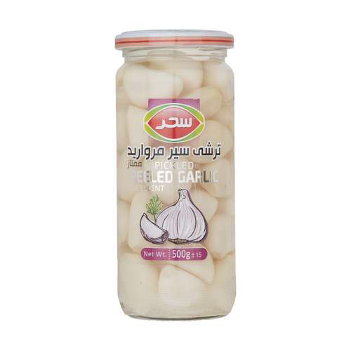 ترشی سیر مروارید ممتاز سحر - 500 گرم 