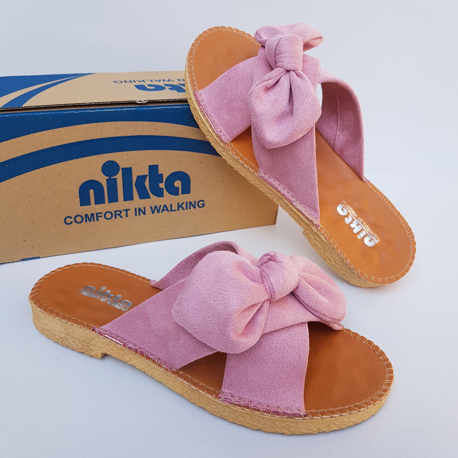 صندل زنانه نیکتا مدل پاپیون کد 708b -  - 9