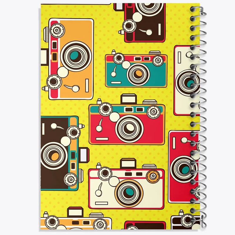 دفتر مشق 100 برگ خندالو طرح دوربین کد 1744