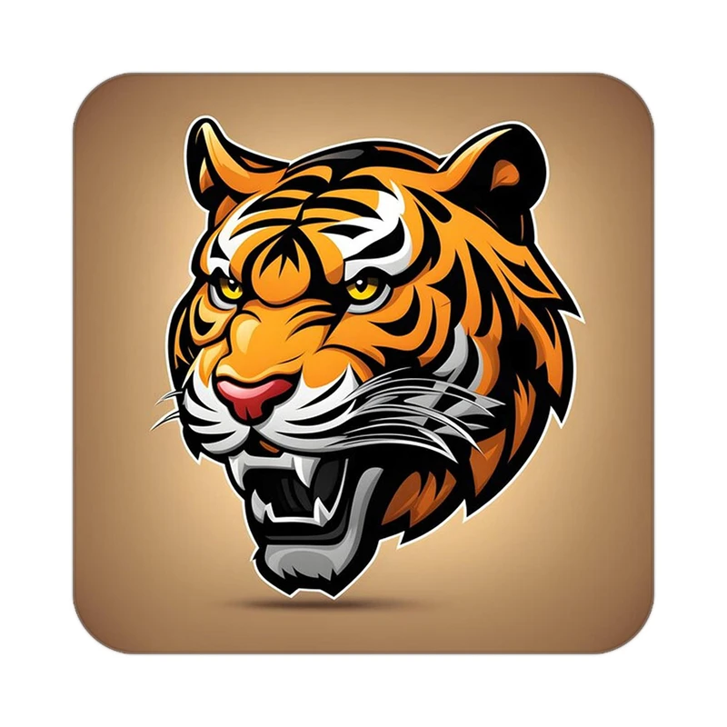 زیر لیوانی کاکتی طرح شیر مدل mp24343