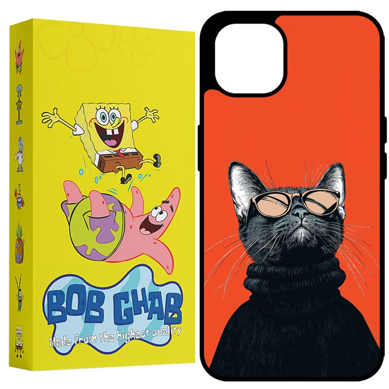 کاور باب قاب طرح گربه مدل BCP14 مناسب برای گوشی موبایل اپل iPhone 14