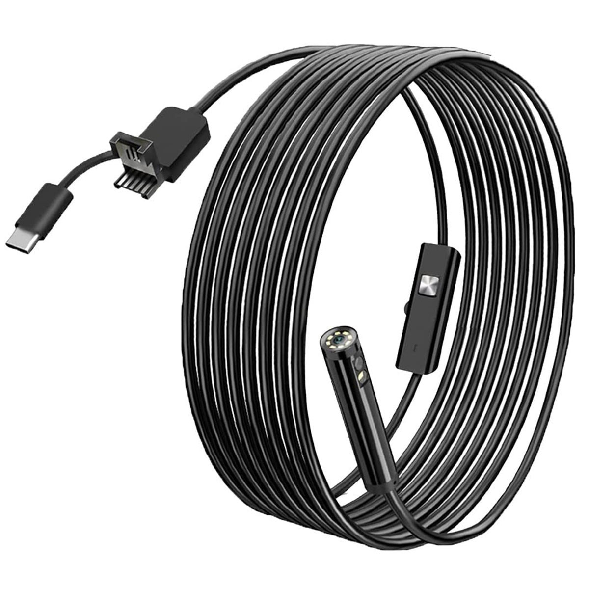 دوربین شلنگی مدل سیم سخت منعطف 10M Two Lenses HD