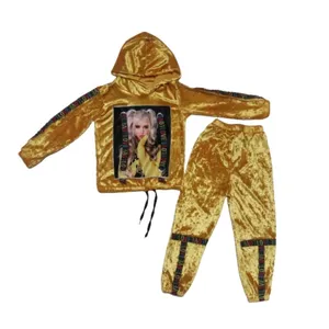 ست هودی و شلوار دخترانه مدل a1