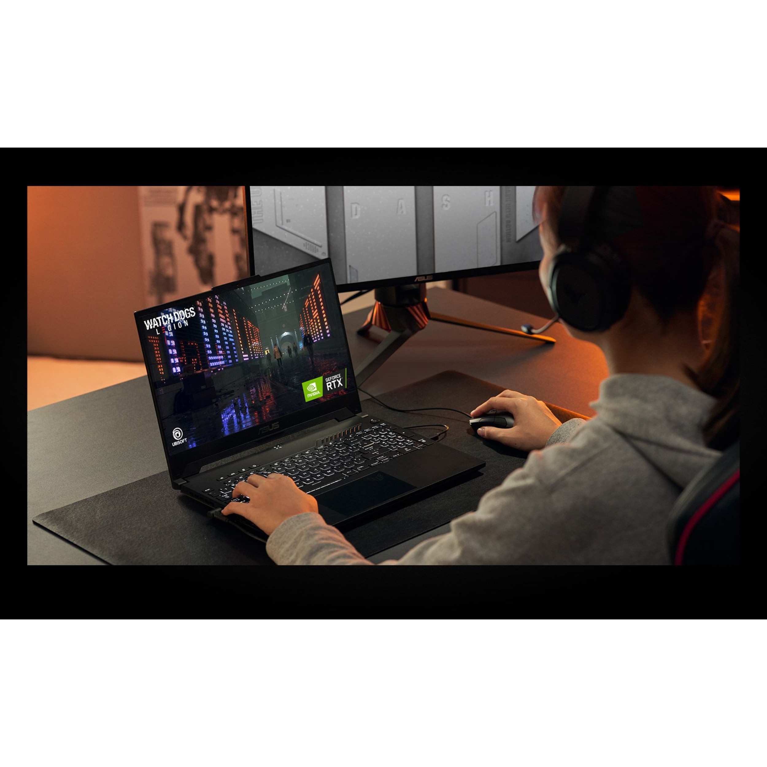 لپ تاپ 15.6 اینچی ایسوس مدل TUF Dash FX517ZC-HN002W-i7 16GB 512SSD RTX 3050