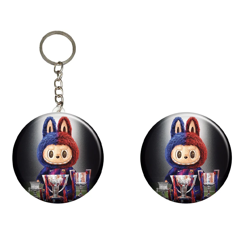 پیکسل ابیگل طرح لبوبو بارسلونا کد 004 به همراه جاکلیدی