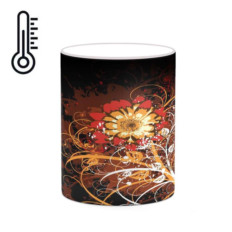 ماگ حرارتی کاکتی مدل زمینه فانتزی کد mgh19111