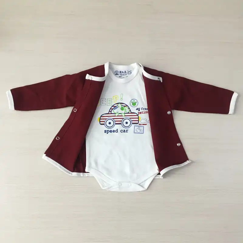 ست 3 تکه لباس نوزادی اچ اند ای کد 801