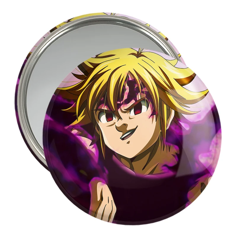 آینه جیبی خندالو مدل ملیوداس و اسکنور انیمه هفت گناه کبیره  کد 17572