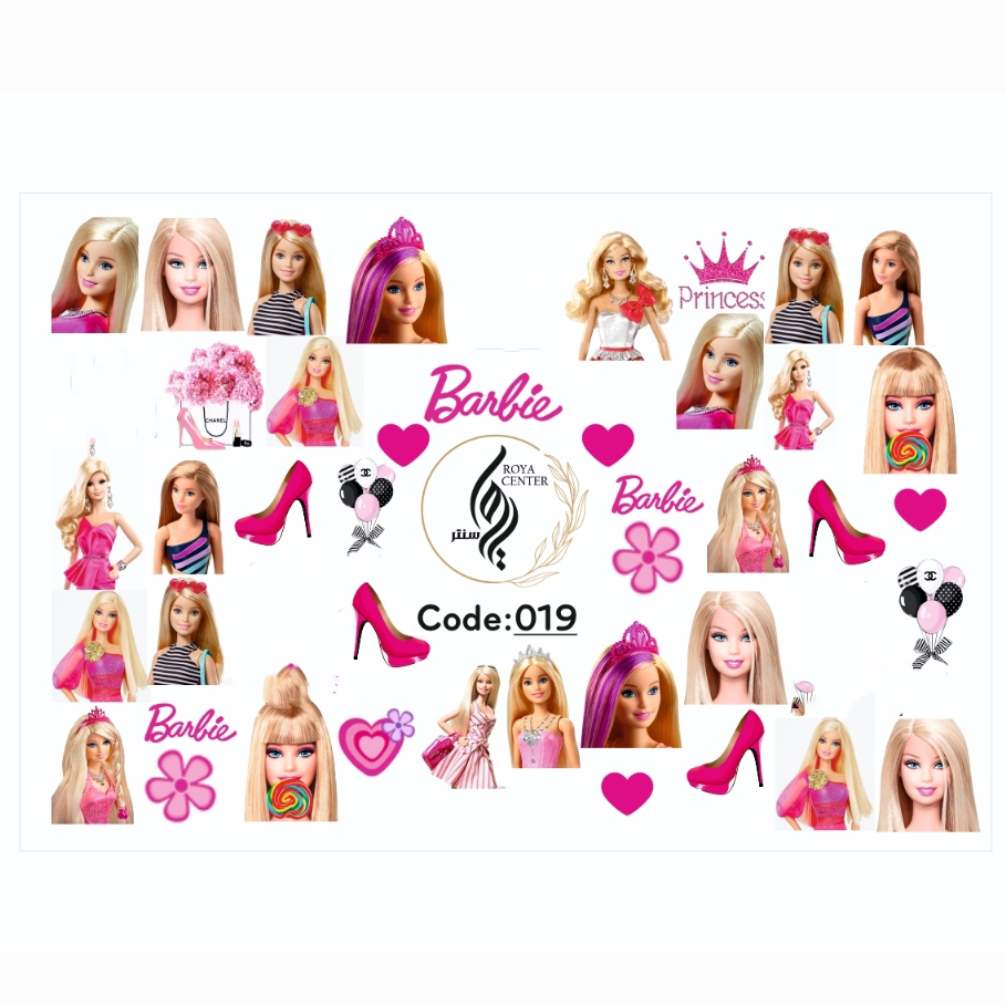 برچسب لنز ناخن مدل 019