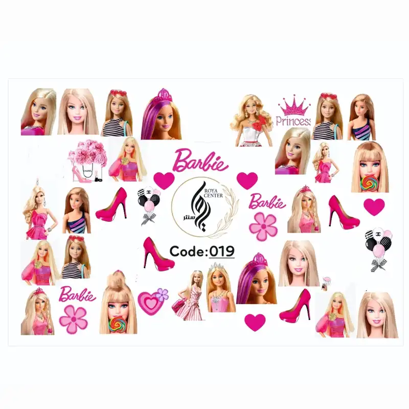 برچسب لنز ناخن مدل 019