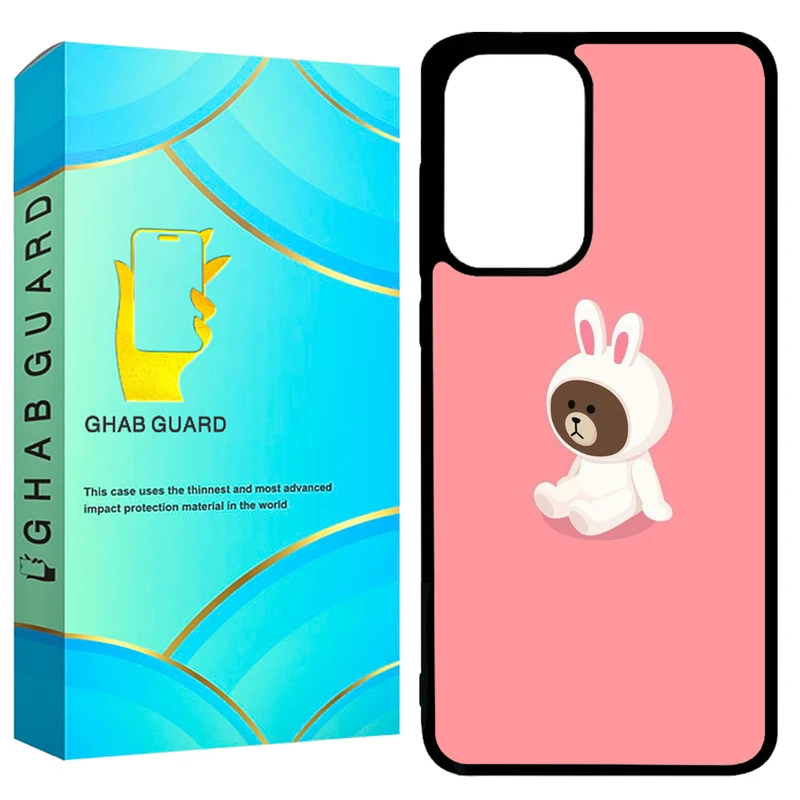 کاور قاب گارد طرح خرسی مدل GCHPA52 مناسب برای گوشی موبایل سامسونگ Galaxy A52 / A52 5G / A52s 5G