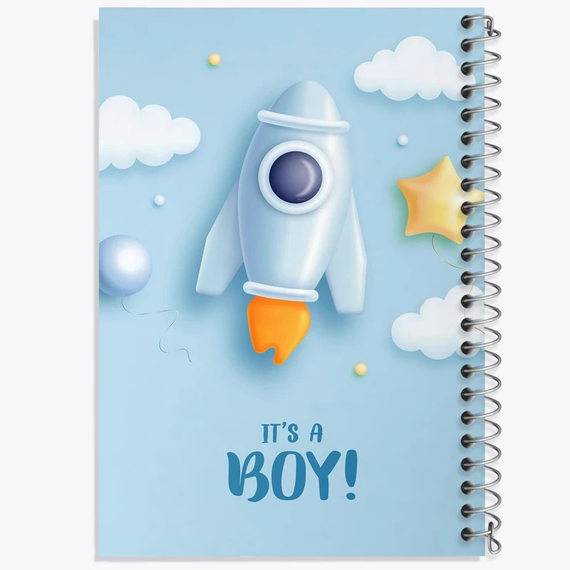 دفتر مشق 100 برگ خندالو طرح تعیین جنسیت کد 10954