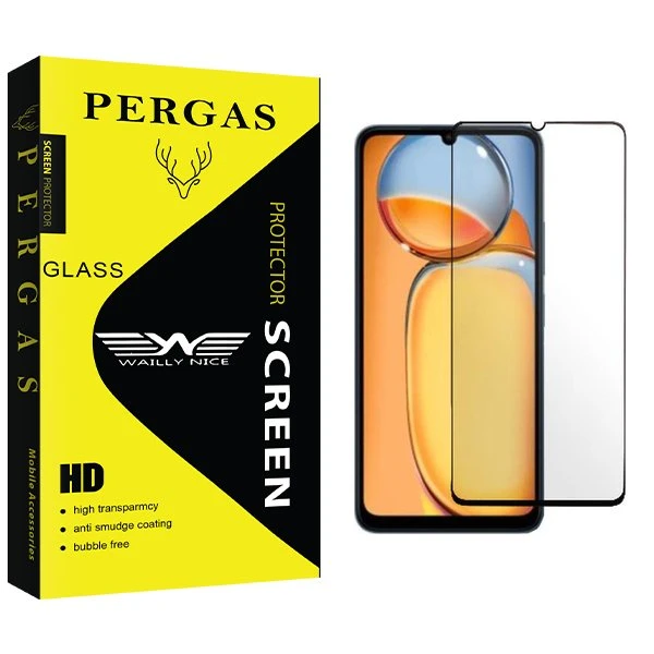 محافظ صفحه نمایش شیشه ای وایلی نایس مدل Pergas مناسب برای گوشی موبایل شیائومی Poco C65