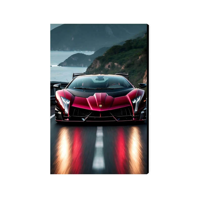 تابلو شاسی عرش مدل فانتزی ماشین اسپرت کد As5340