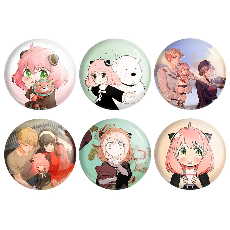 پیکسل خندالو مدل انیمه اسپای ایکس فمیلی کد 798A مجموعه 6 عددی