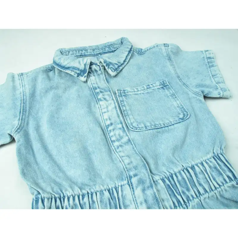 سرهمی دخترانه مدل جین PK-DNMC-OVR-01